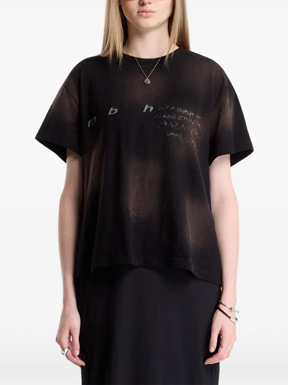 MISBHV MBH Warszawa T-shirt Zwart