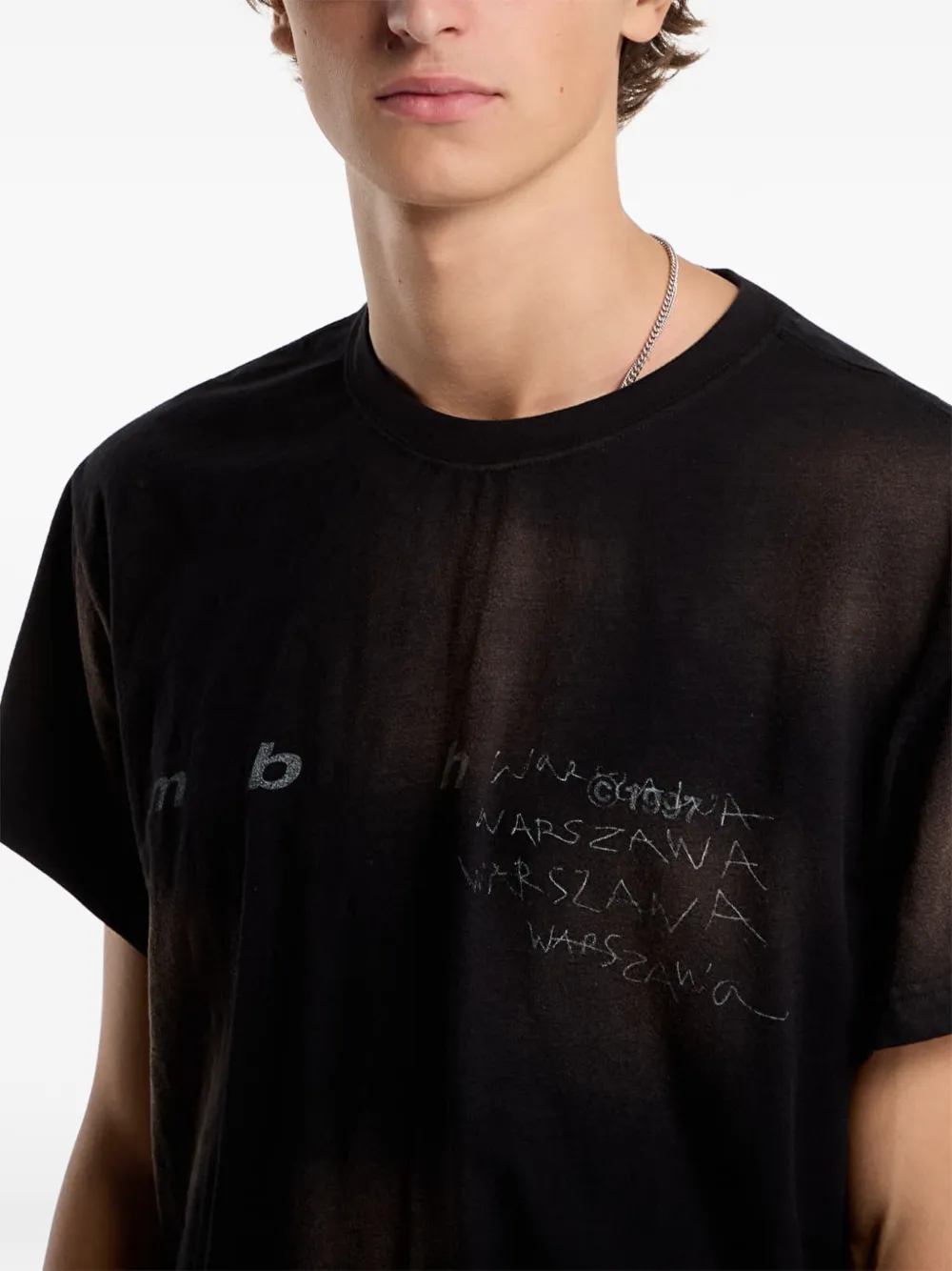 MISBHV MBH Warszawa T-shirt Zwart