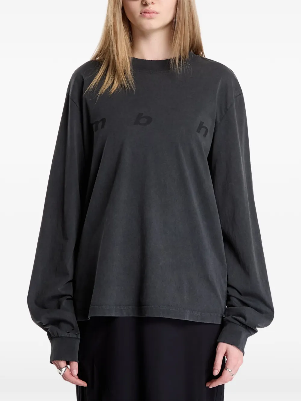 MISBHV T-shirt met logoprint Zwart