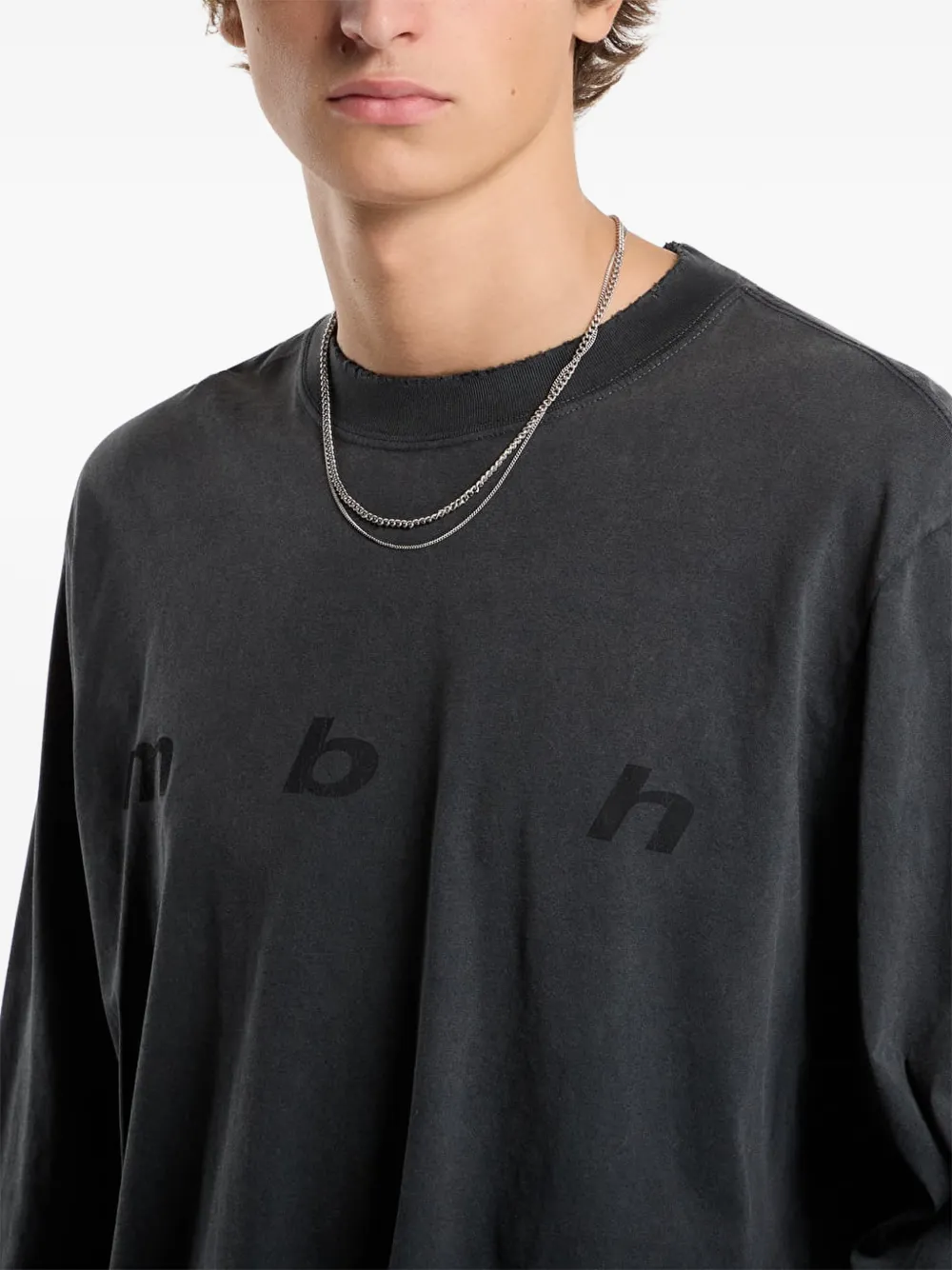 MISBHV T-shirt met logoprint Zwart