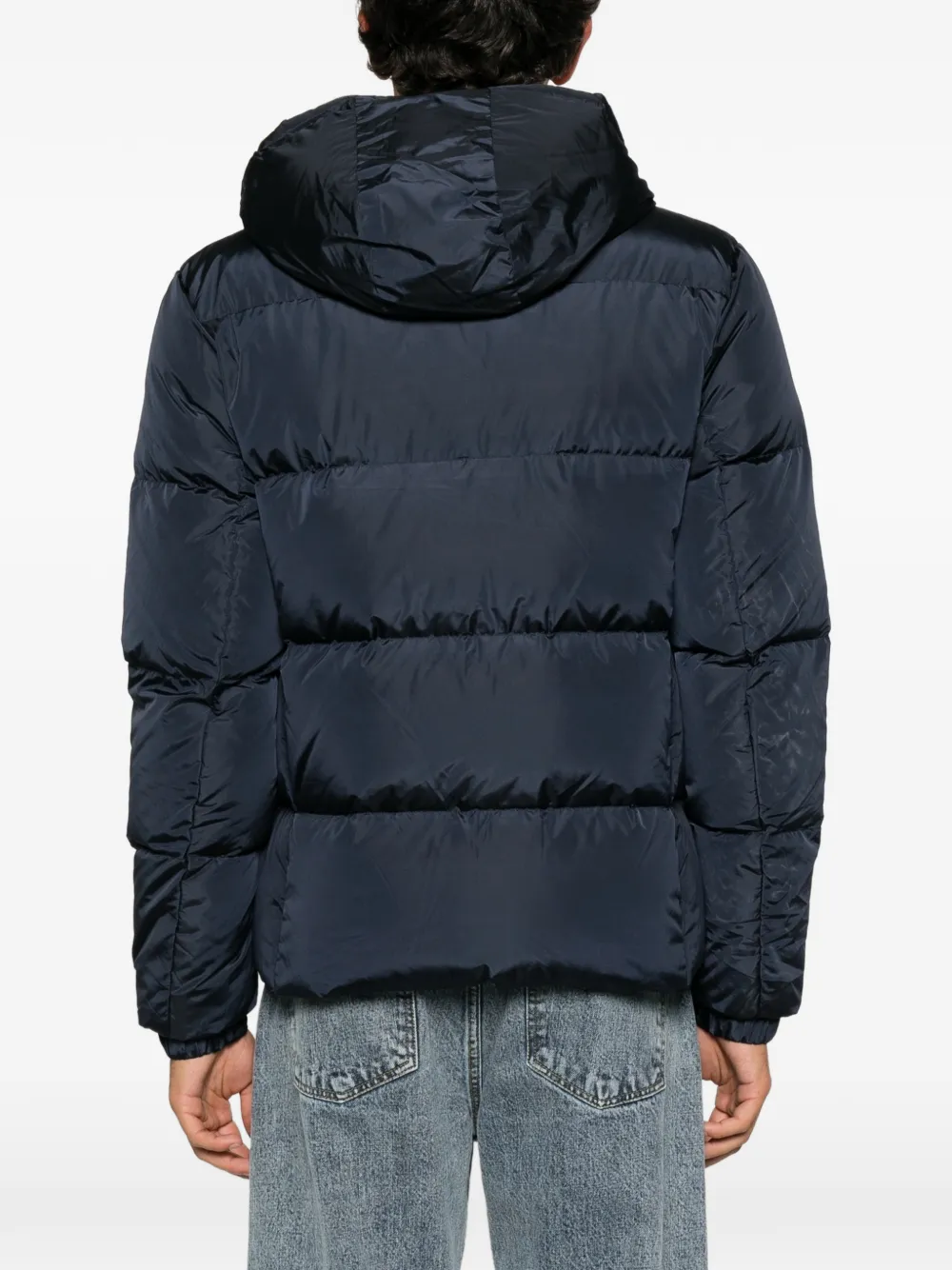 Refrigiwear quilted hooded jacket Blauw