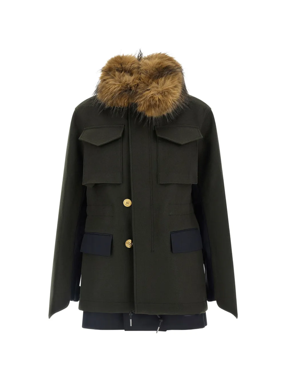 sacai Jack met ritssluiting Groen