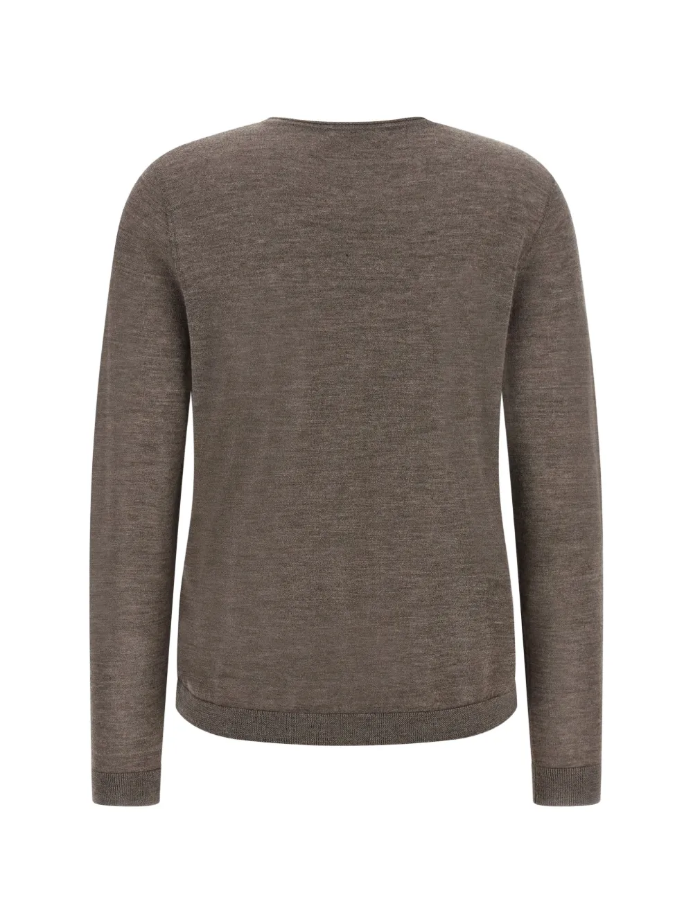 Co Rolled-edge Cashmere Long-sleeved T-shirt in Brown, view 2