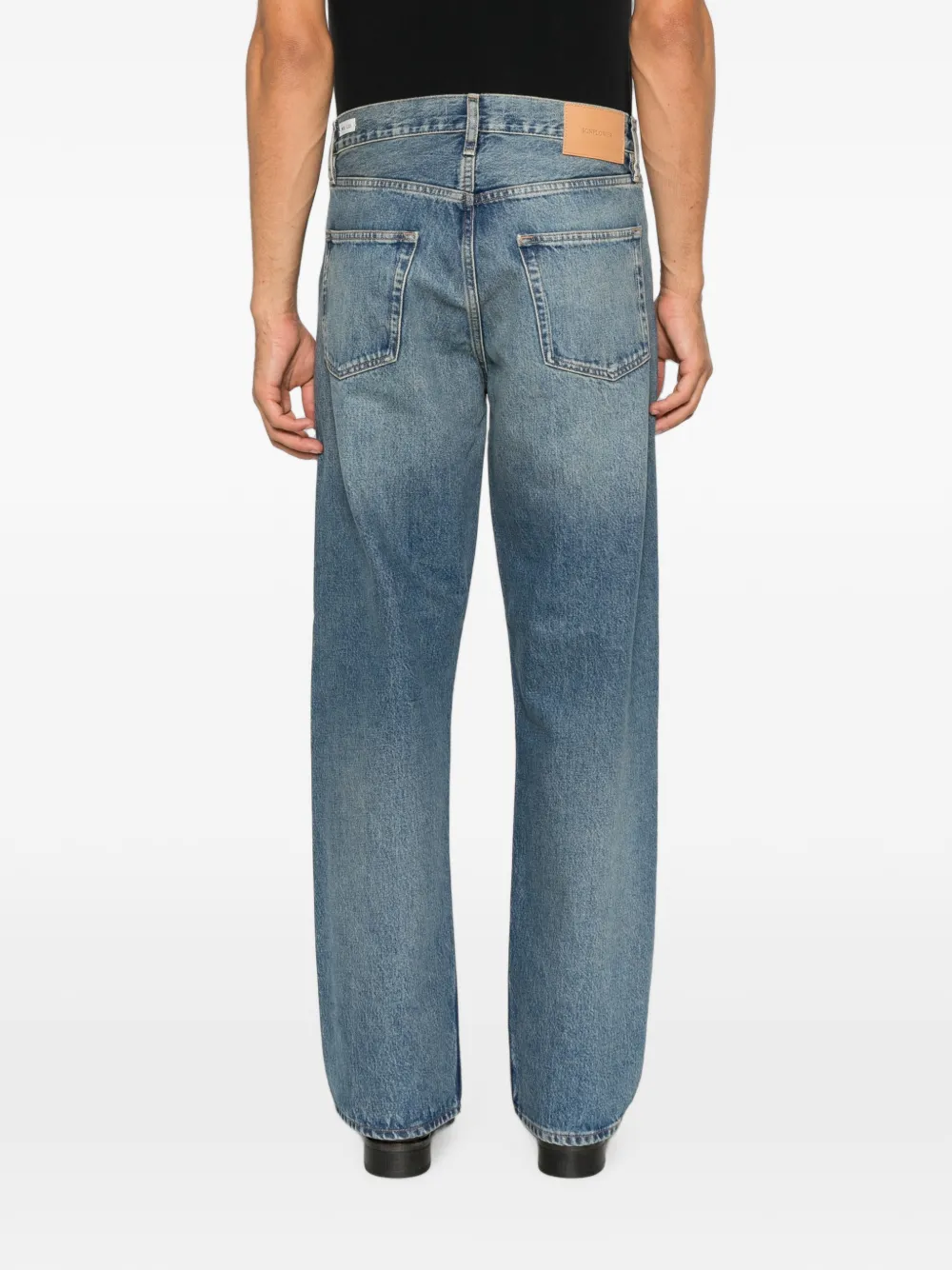 Sunflower Ruimvallende jeans Blauw