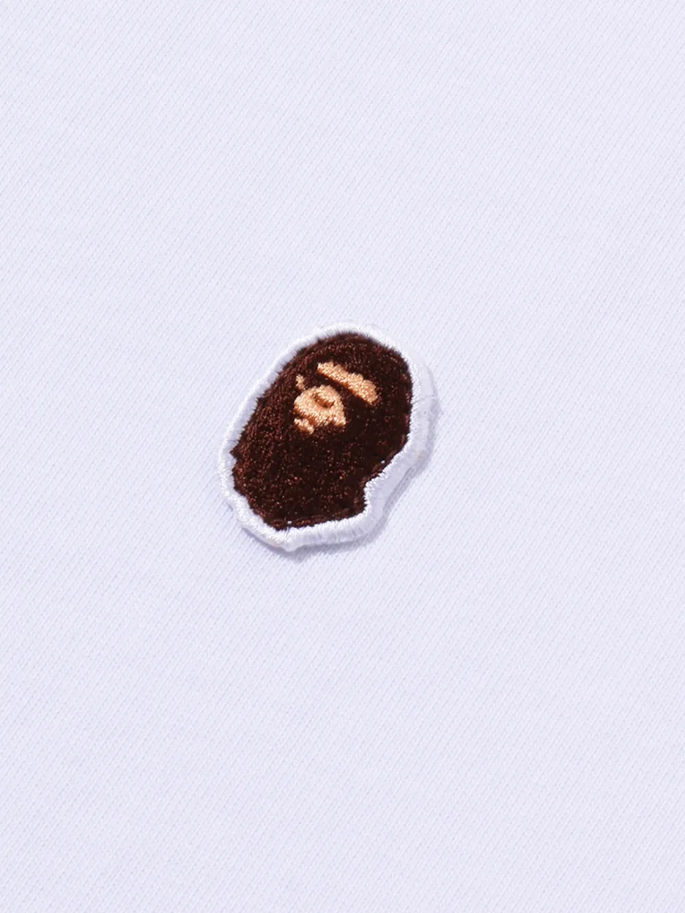 A BATHING APE One Point T-shirt met borduurwerk Wit
