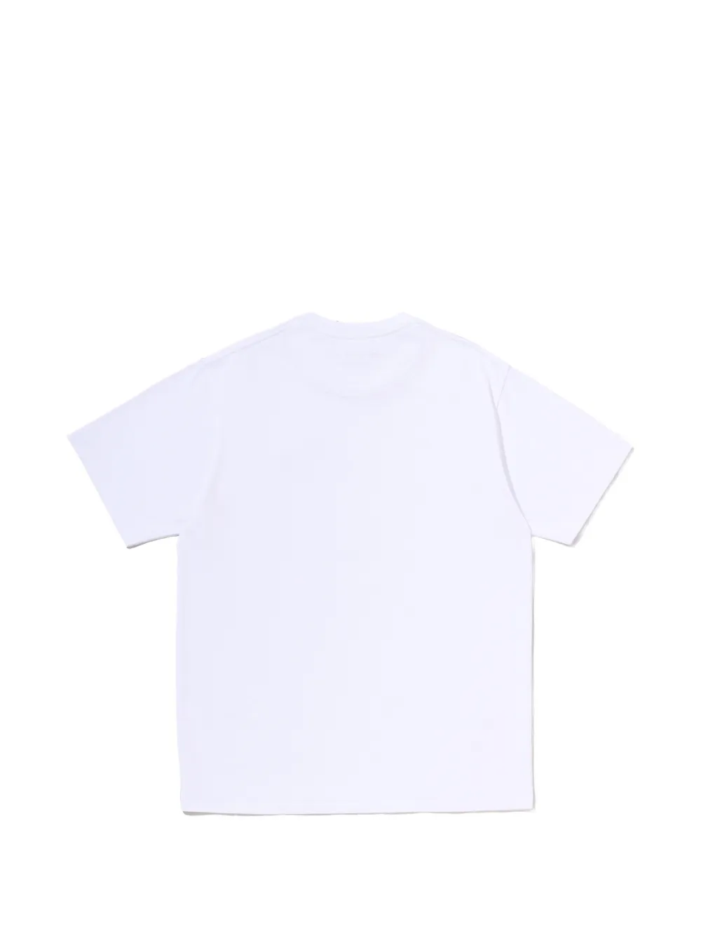 A BATHING APE One Point T-shirt met borduurwerk Wit
