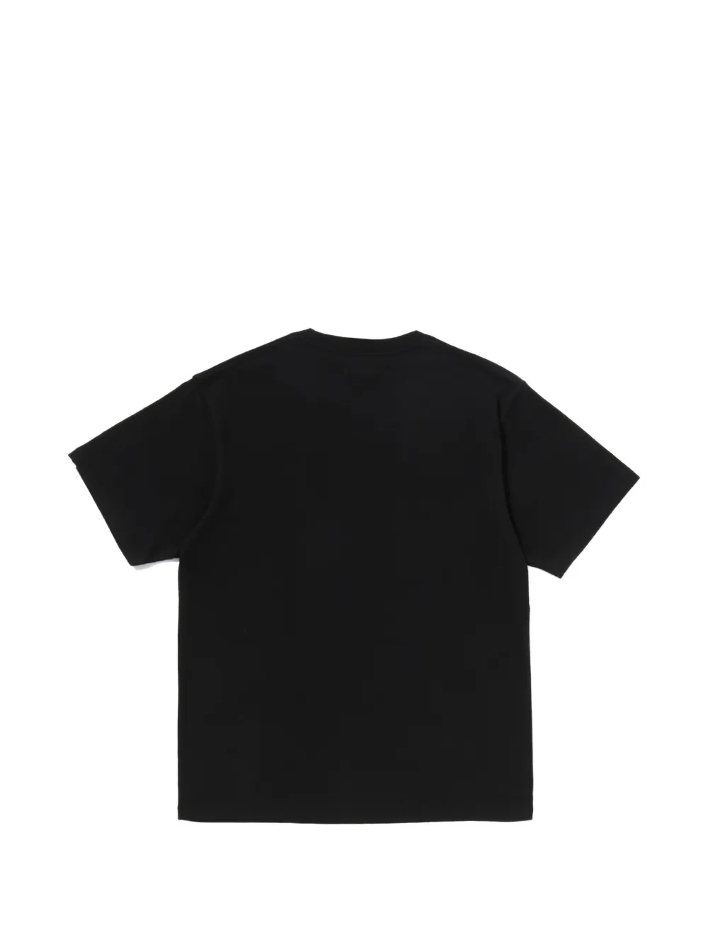 A BATHING APE Head T-shirt met borduurwerk Zwart