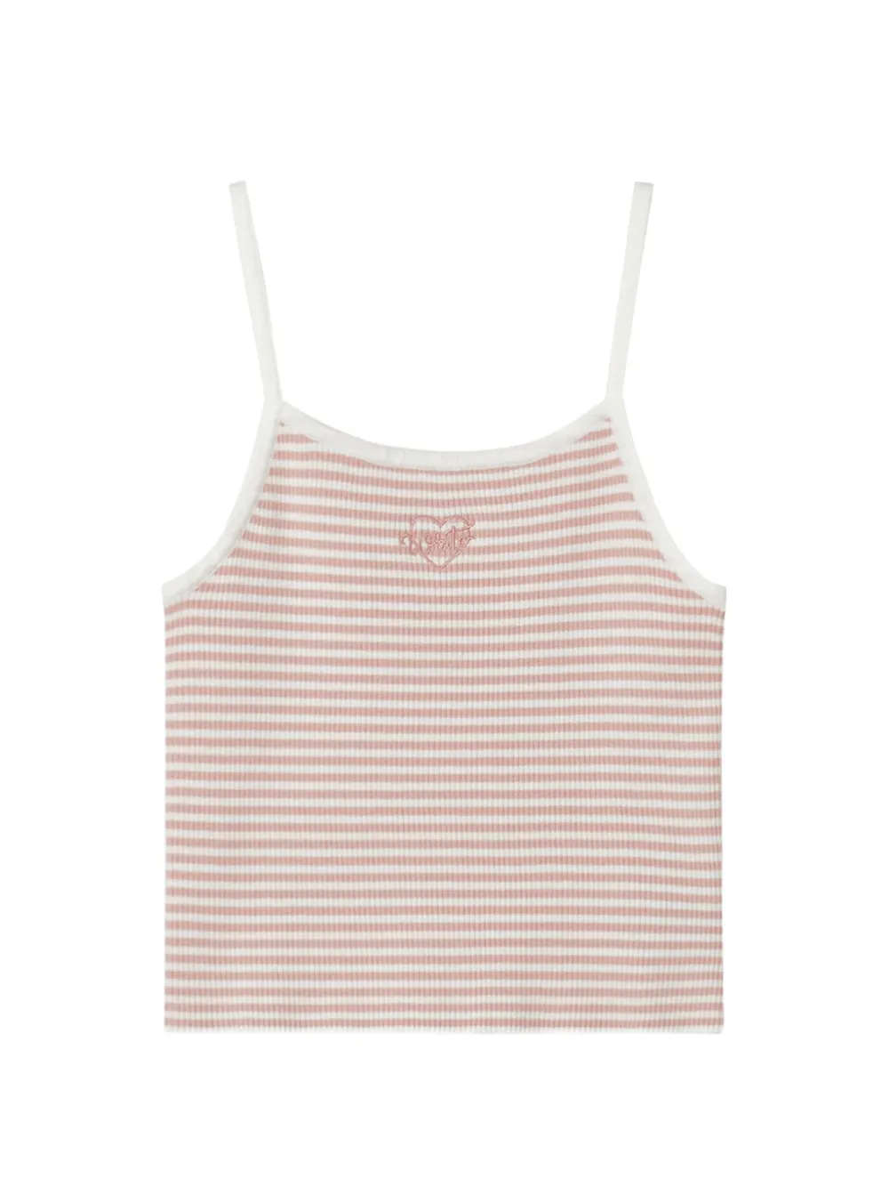 CHOCOOLATE Ribgebreide vestset Wit