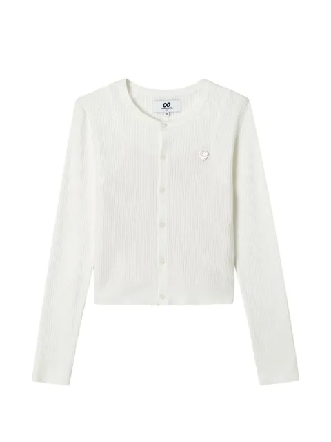 CHOCOOLATE ribbed-knit cardigan set