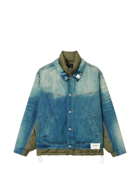 FIVE CM quilted-panel denim jacket