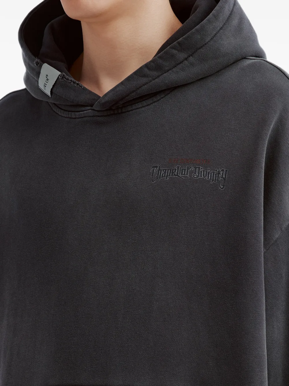 FIVE CM Hoodie met grafische print Zwart