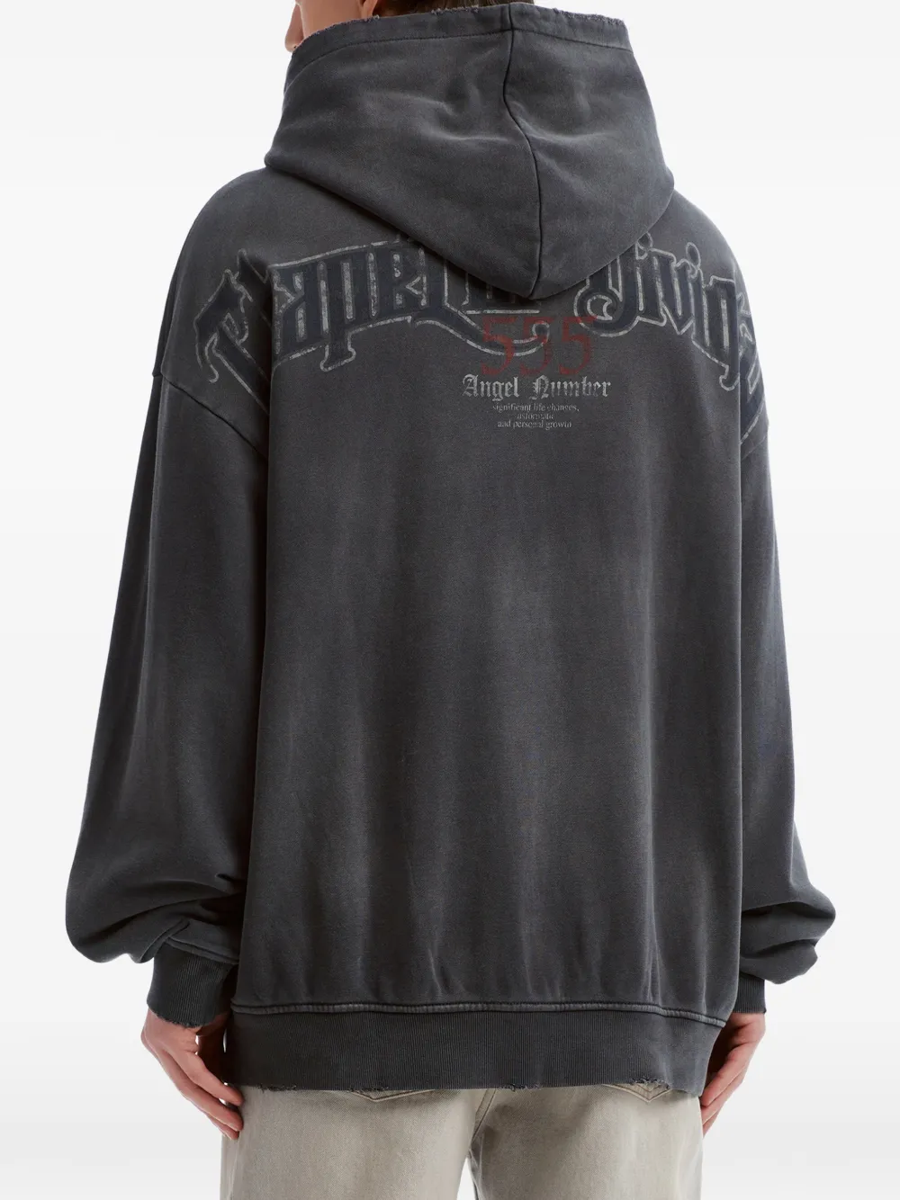 FIVE CM Hoodie met grafische print Zwart
