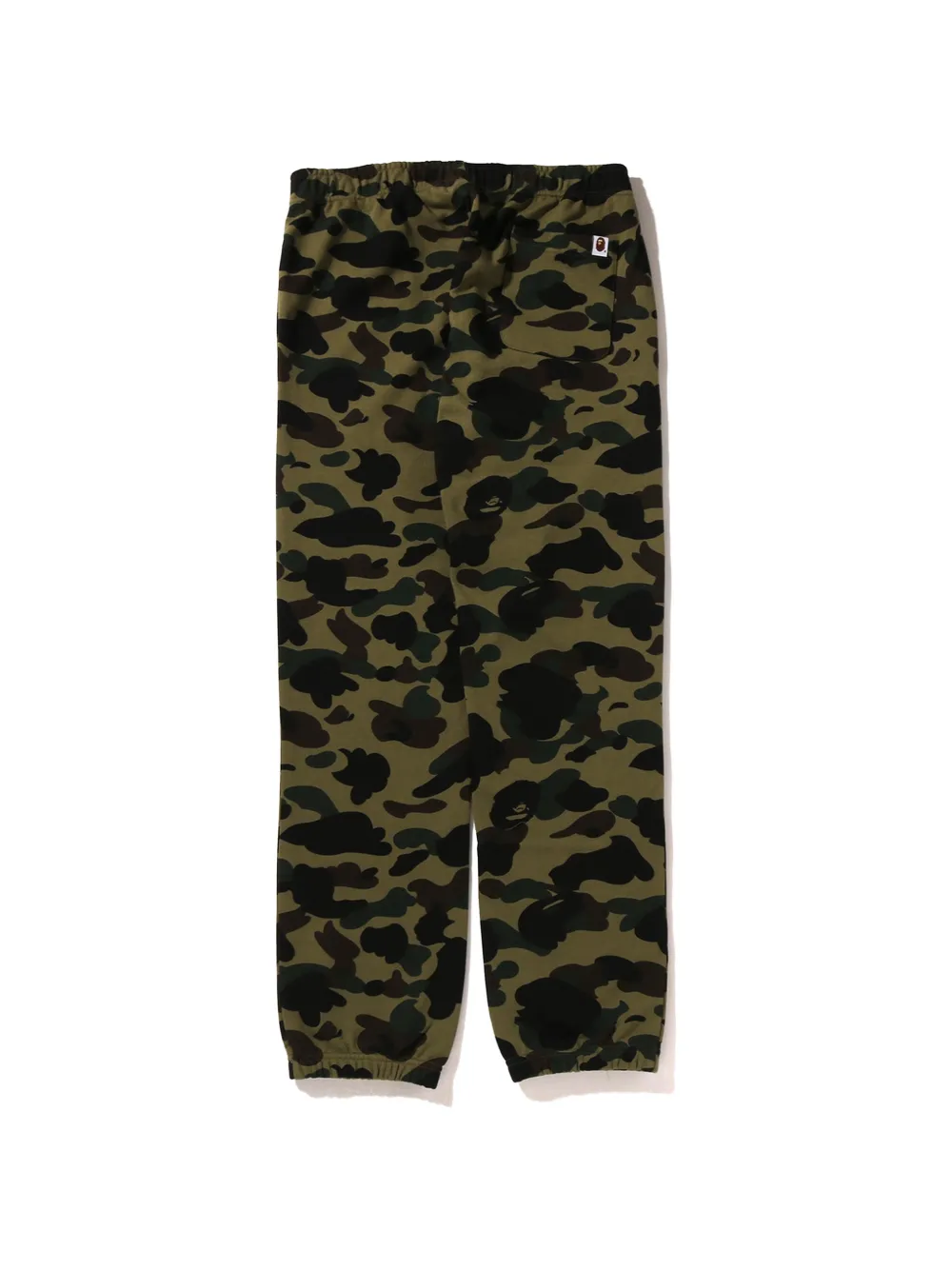 A BATHING APE Trainingsbroek met camouflageprint Groen