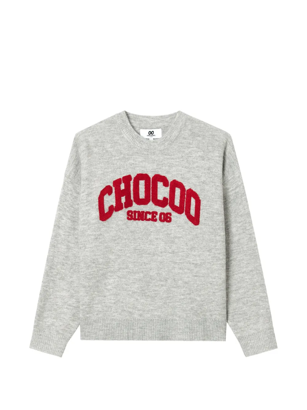Chocoolate Logo-patch Crew-neck Sweater In Animal Print