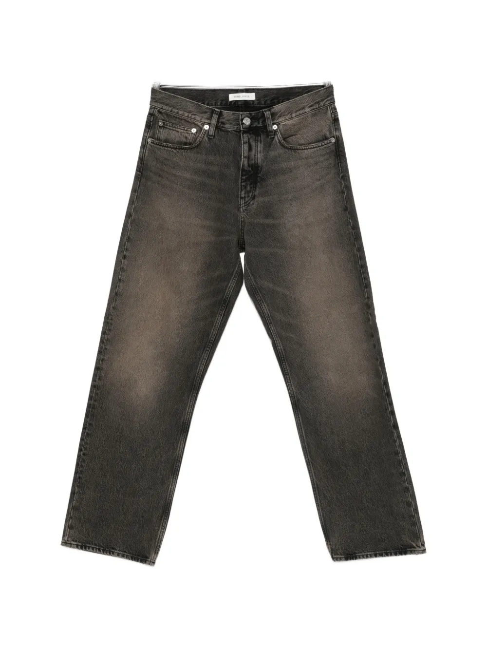 Sunflower faded-effect loose-leg jeans - Grigio