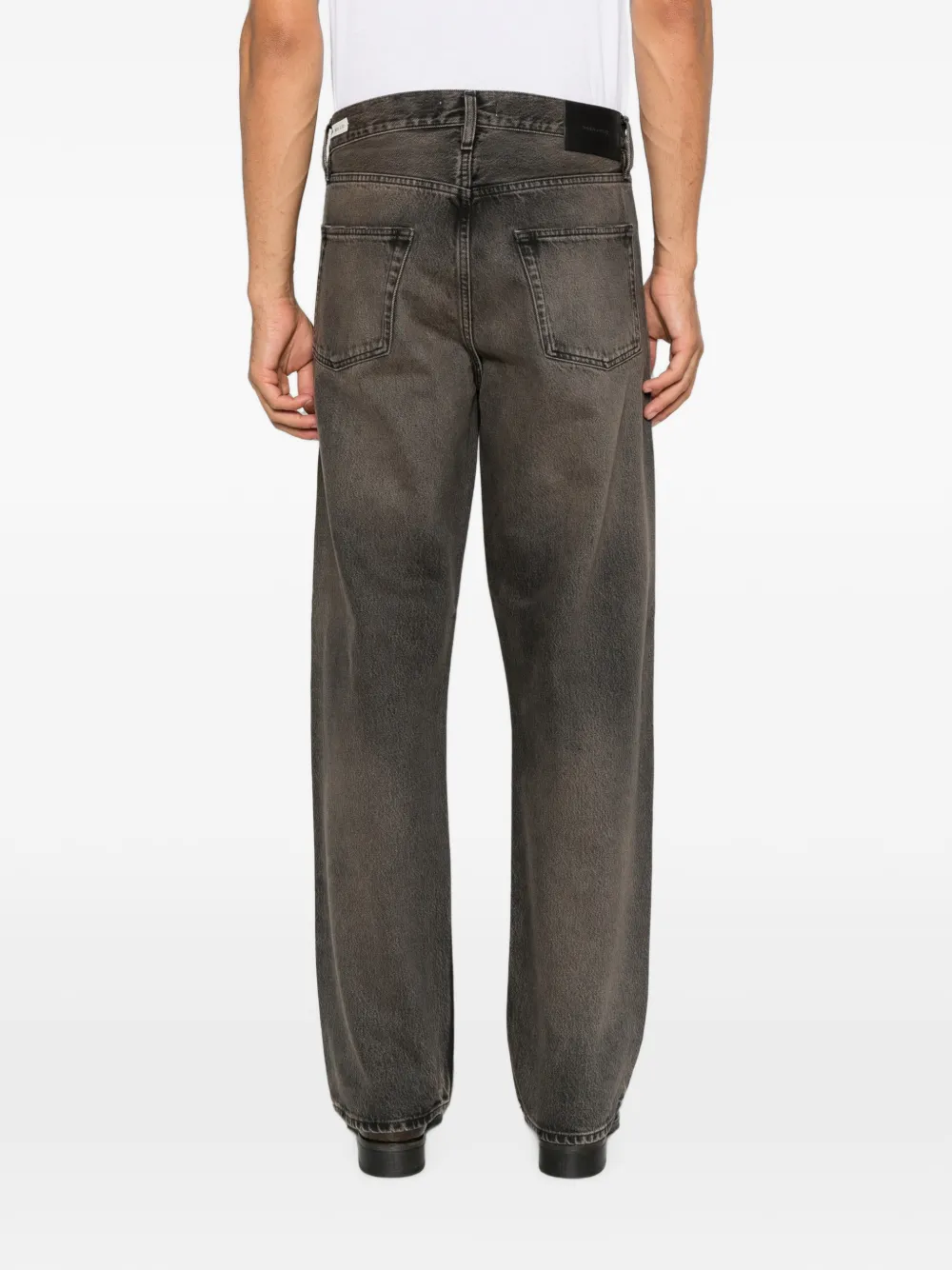 Sunflower Ruimvallende jeans met vervaagd effect Grijs