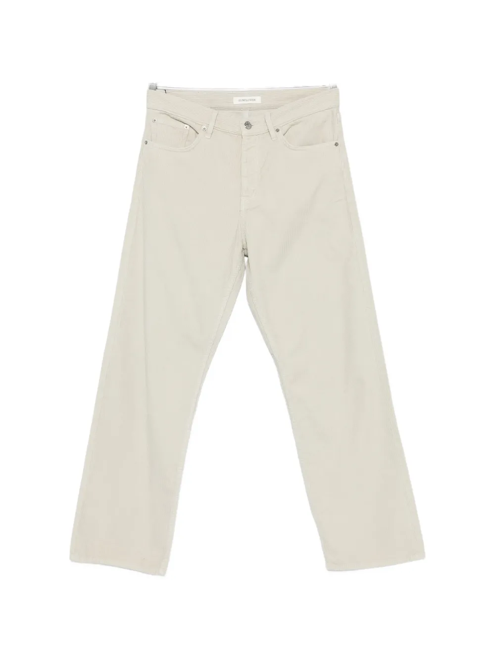 Sunflower corduroy straight-leg trousers - Toni neutri