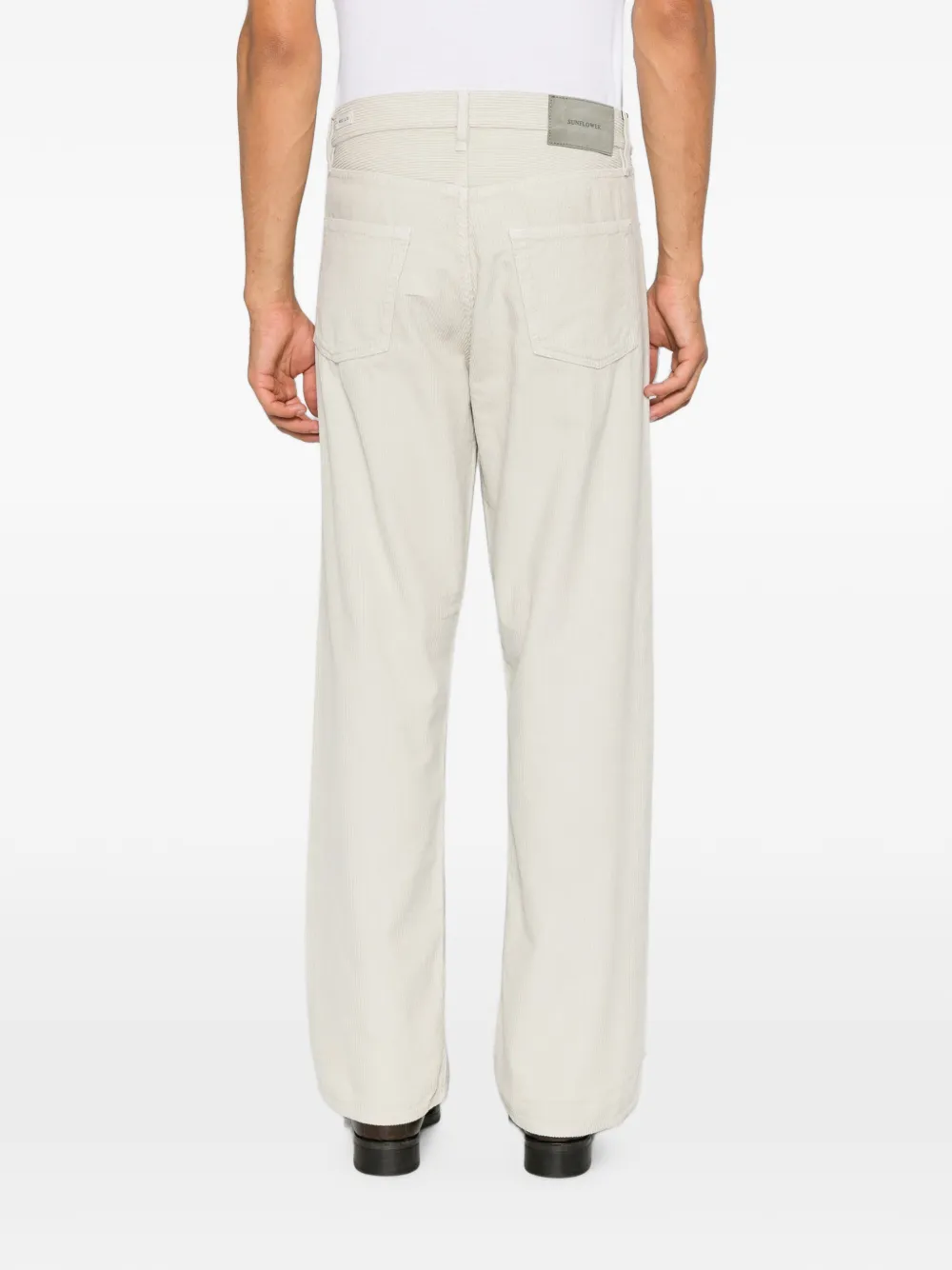 Sunflower Ribfluwelen straight broek Beige
