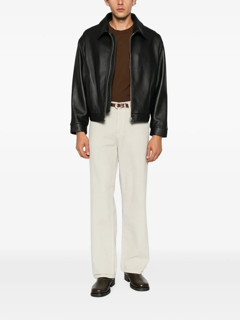 Sunflower Ribfluwelen straight broek Beige