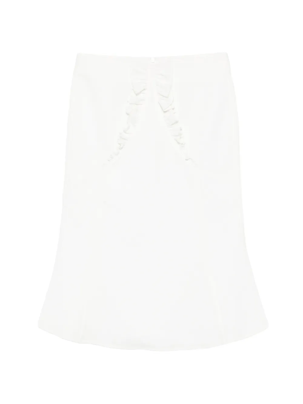 SHUSHU/TONG ruffle-trimmed flared skirt