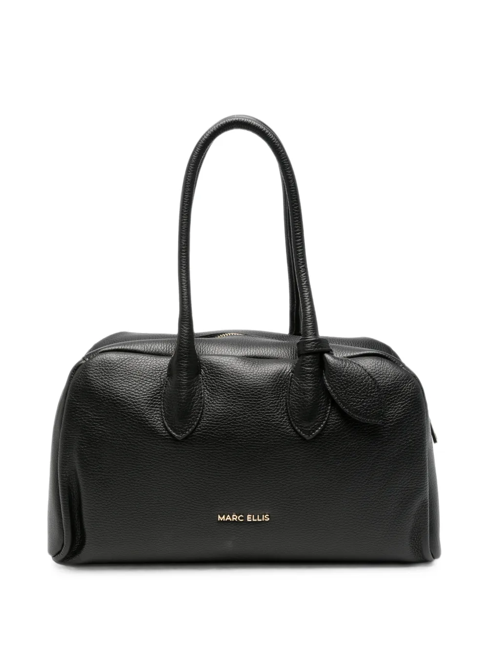 Marc Ellis Bilbao pebble-texture shoulder bag - Nero