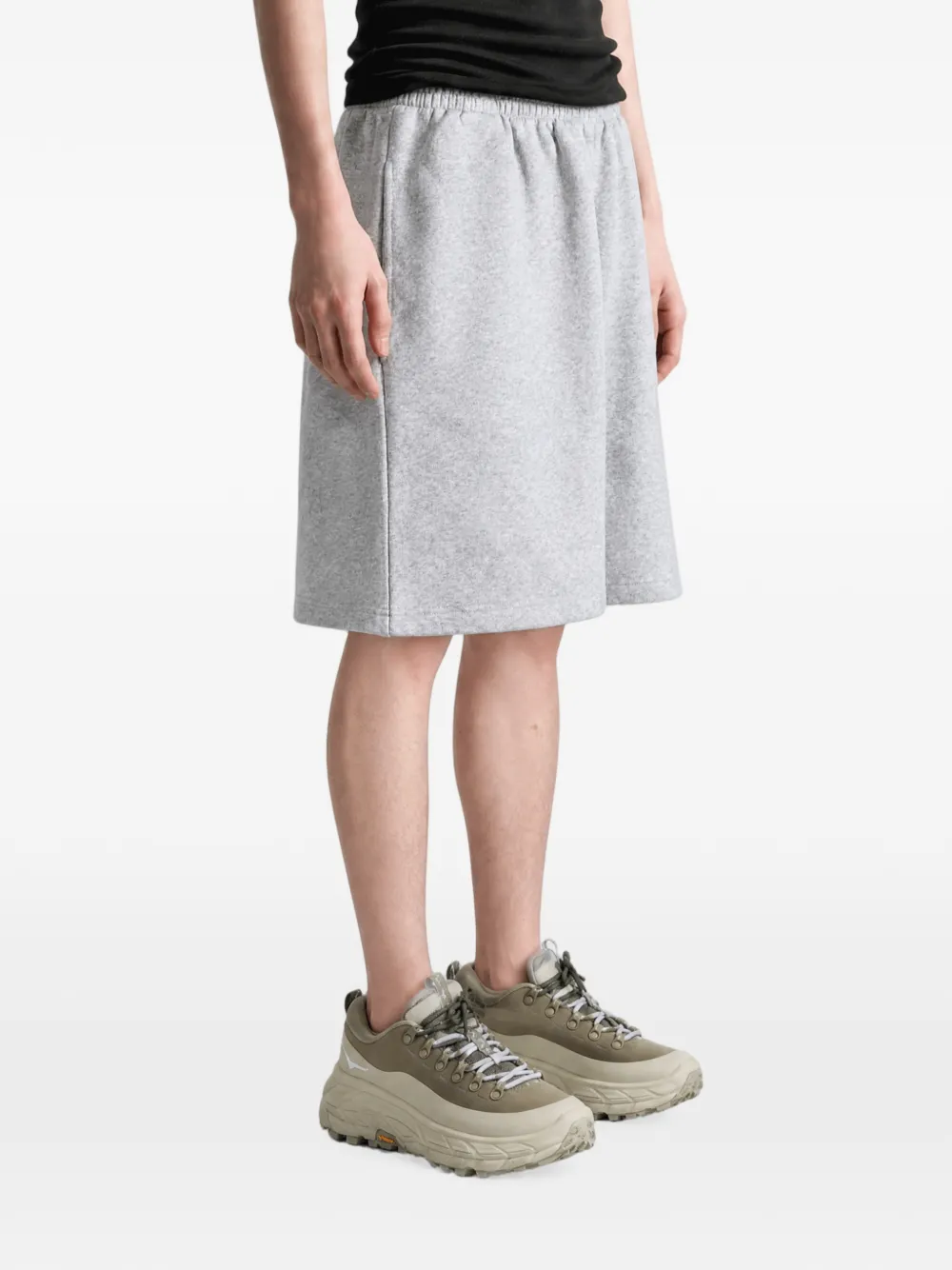 Balenciaga Shorts met logoprint Grijs