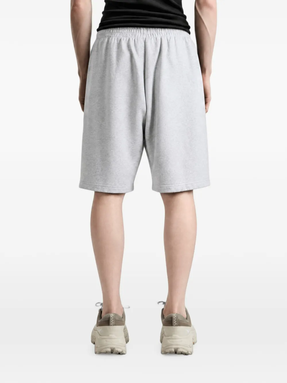 Balenciaga Shorts met logoprint Grijs