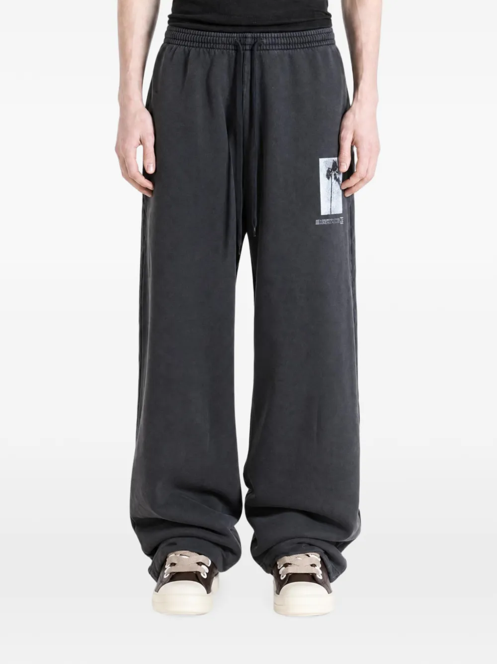 Balenciaga Trainingsbroek met print Zwart