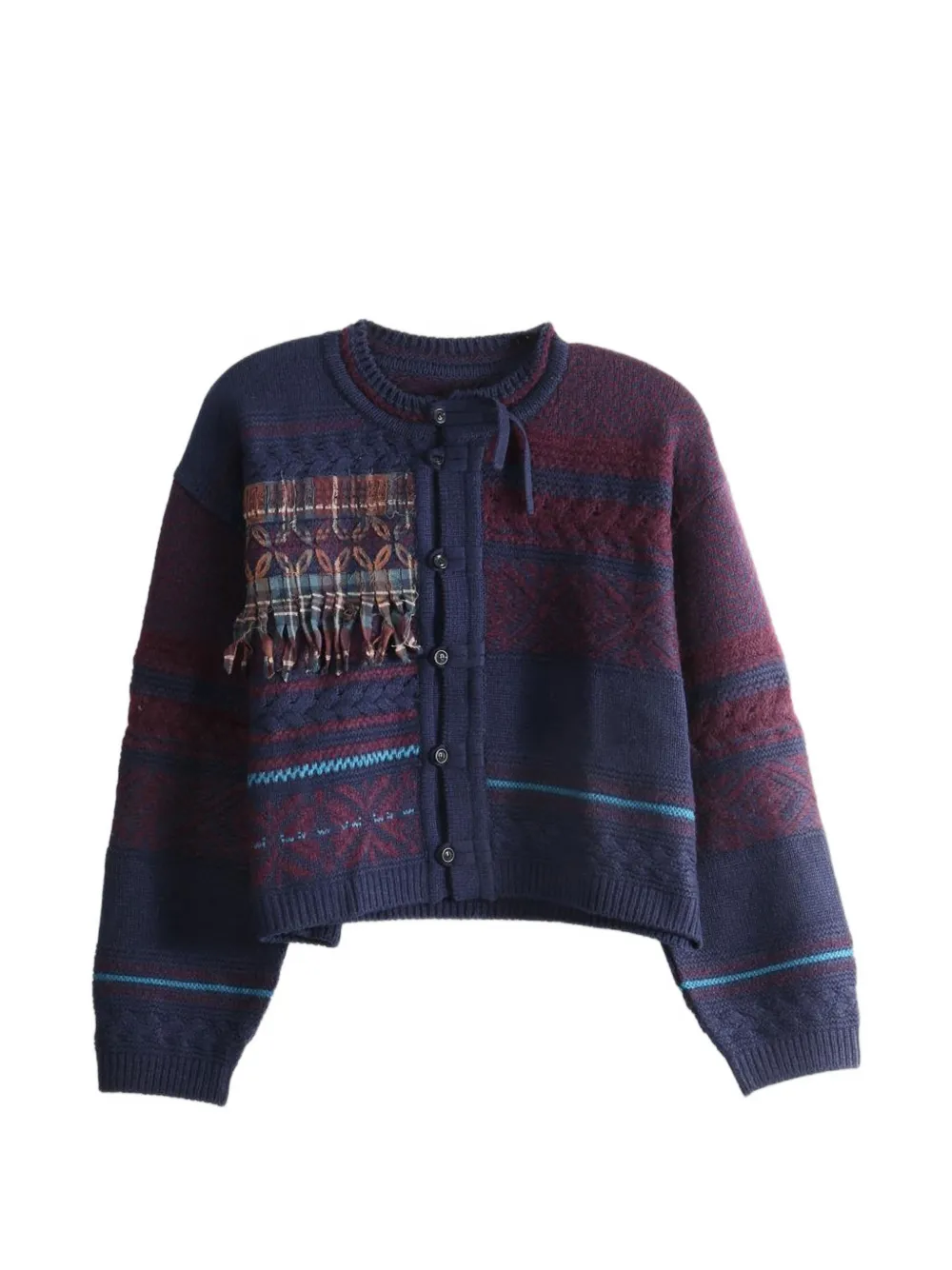 Y's fringe-detail cardigan