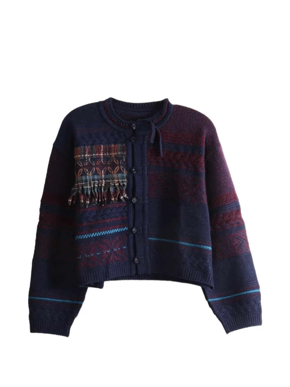 Y's fringe-detail cardigan