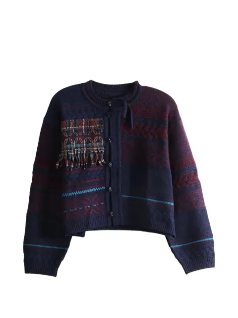 Y's fringe-detail cardigan