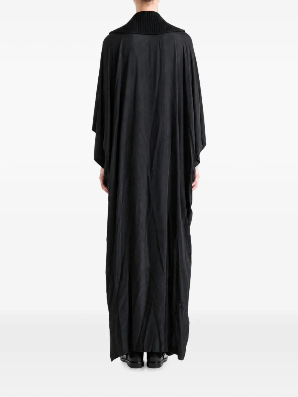 Yohji Yamamoto Jas met kimono-mouwen Zwart