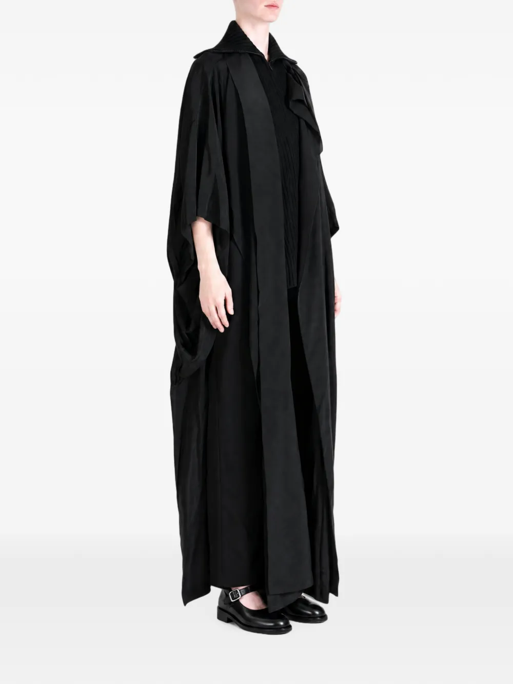 Yohji Yamamoto Jas met kimono-mouwen Zwart