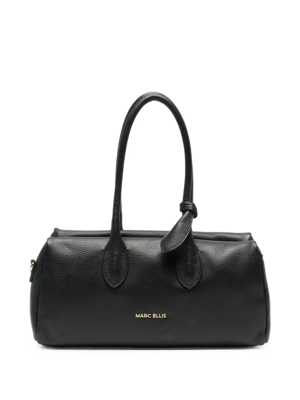 Marc Ellis Bilbao grainy leather shoulder bag - Nero