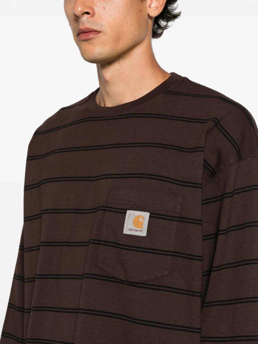 Carhartt WIP Cardona long-sleeve T-shirt Bruin