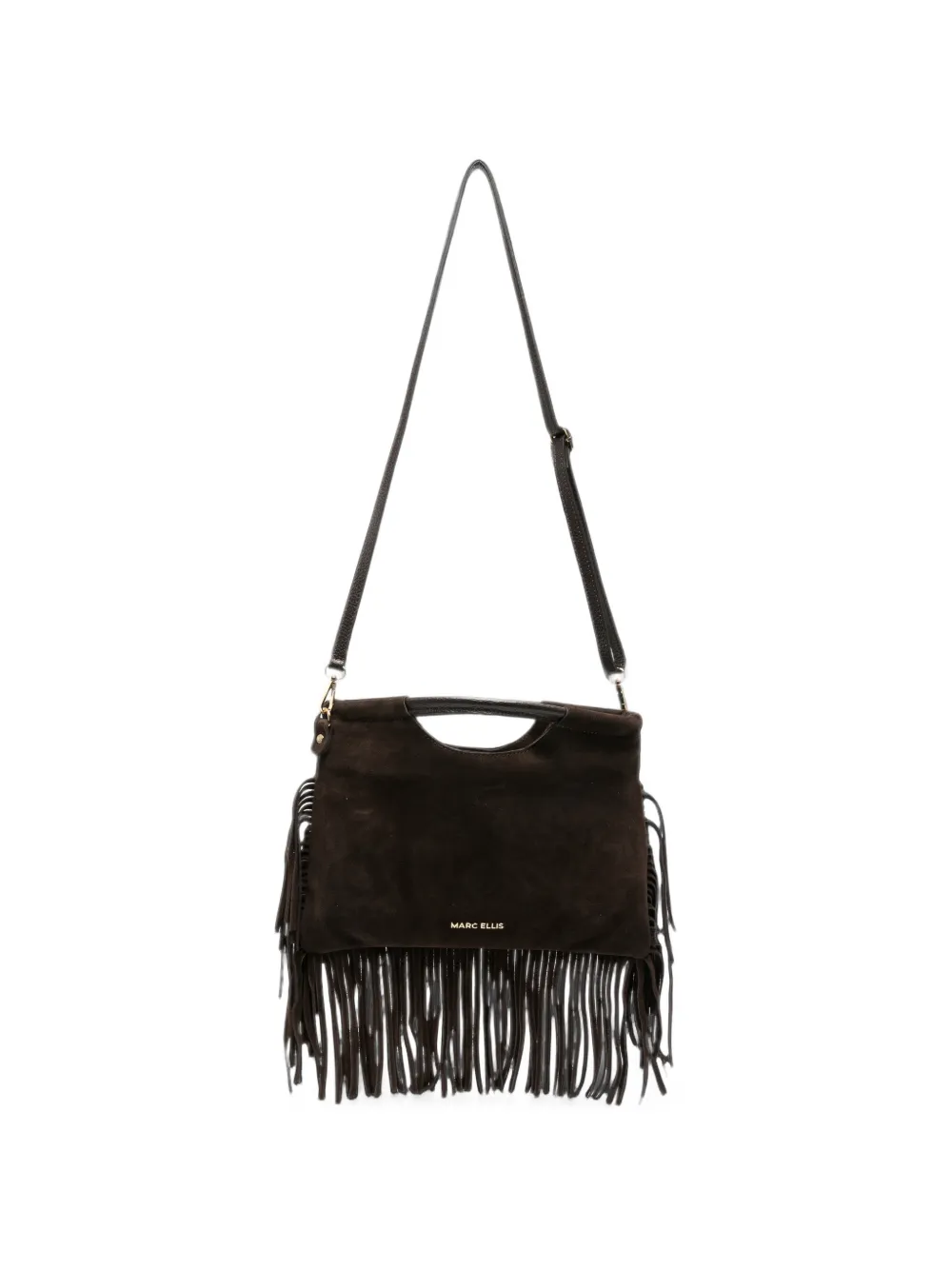 Marc Ellis Cameliacm fringe-trim leather tote bag