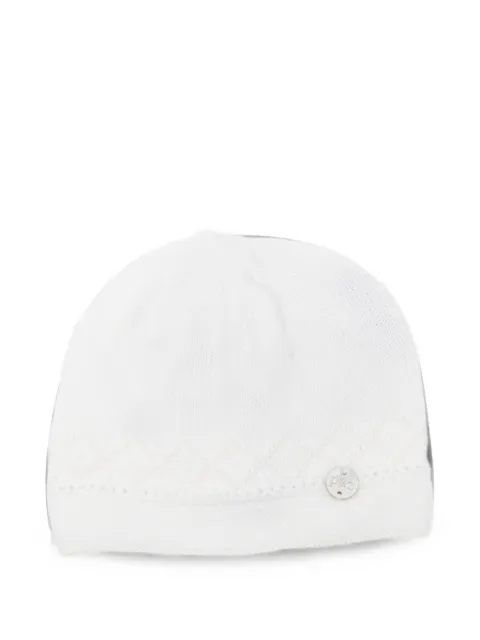 Paz Rodriguez Paz pointelle-knit beanie hat
