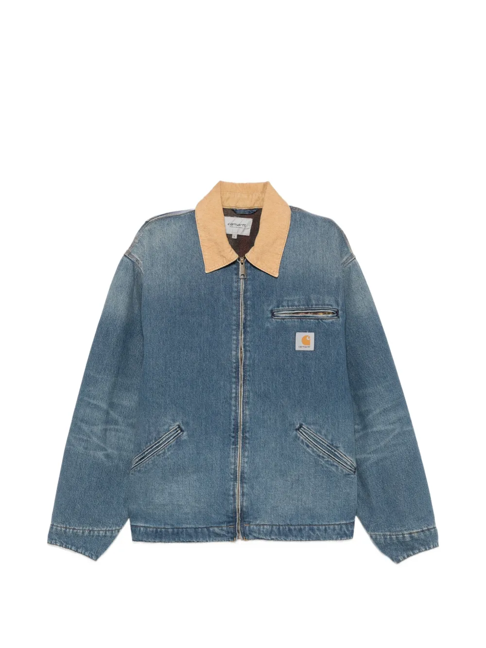 Carhartt WIP Detroit zip-up denim jacket - Blu