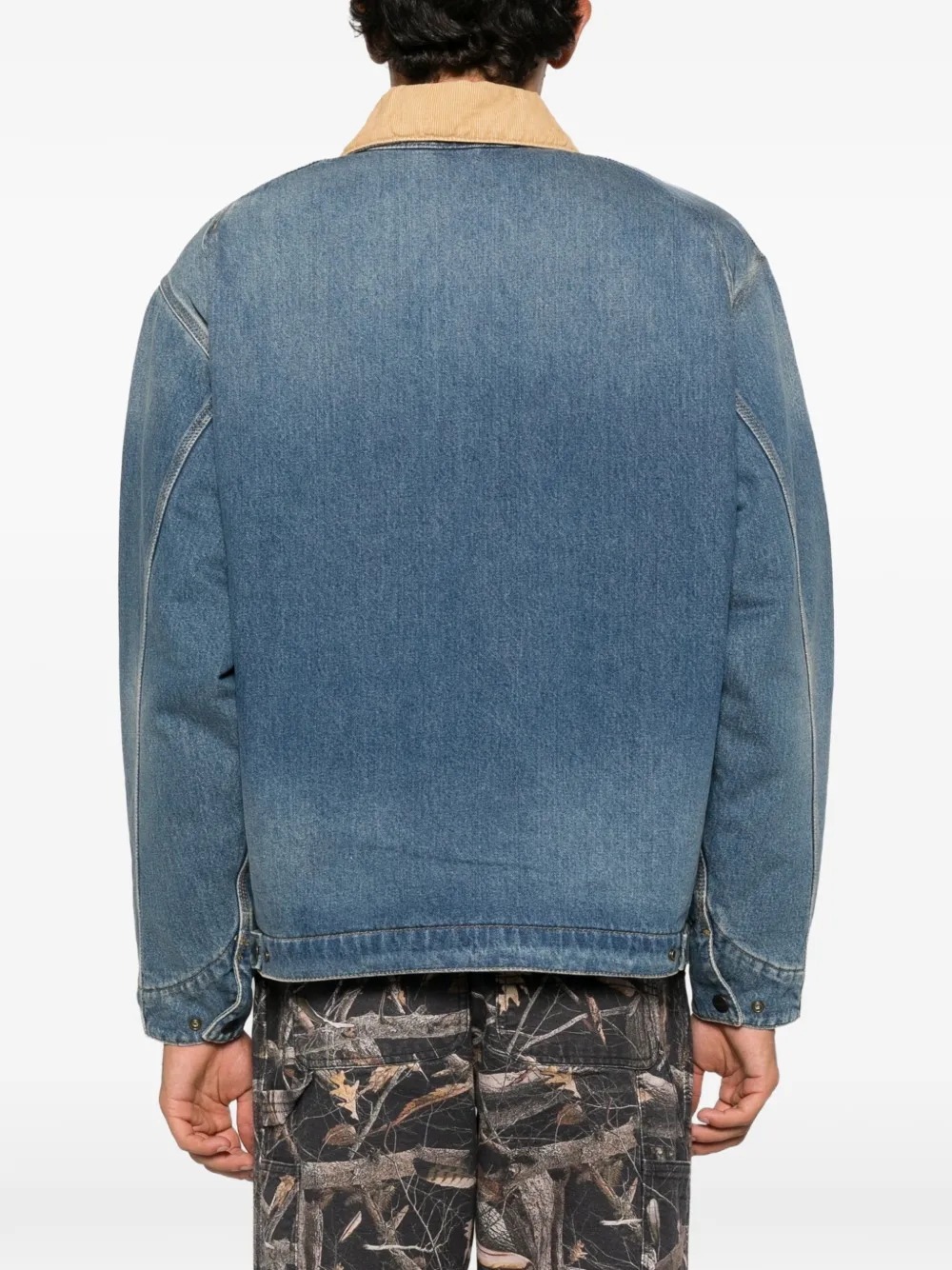 Carhartt WIP Detroit denim jack met rits Blauw