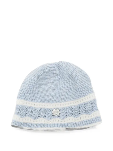 Paz Rodriguez Lua pointelle-knit beanie hat