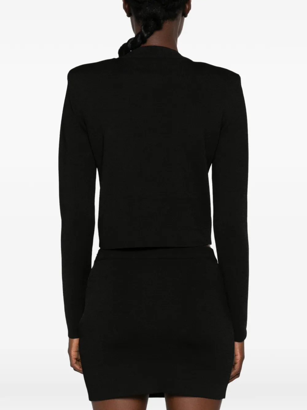 Balmain Vest met reliëf-knopen Zwart