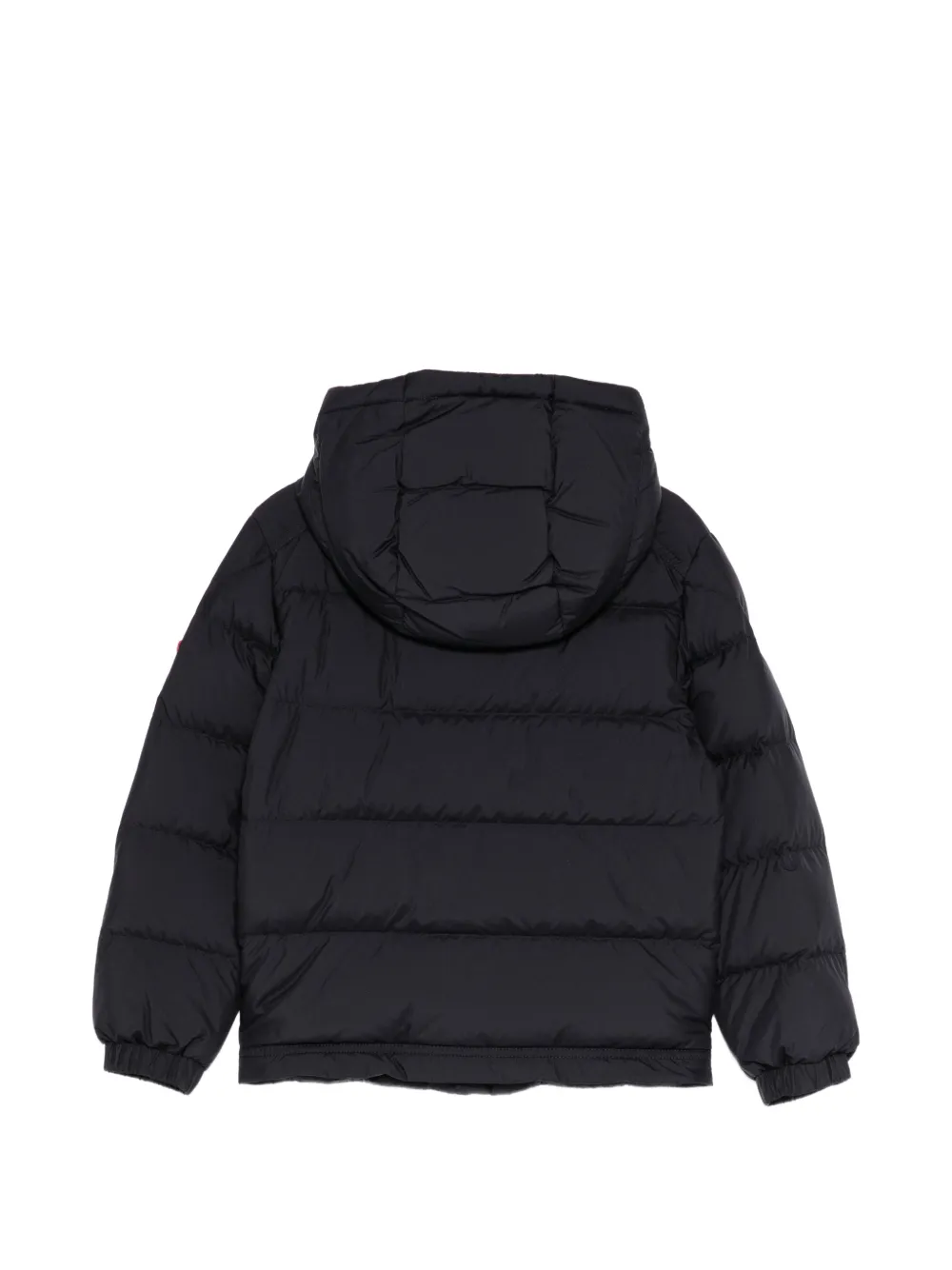 Moncler Enfant Jack met geborduurd logo Zwart