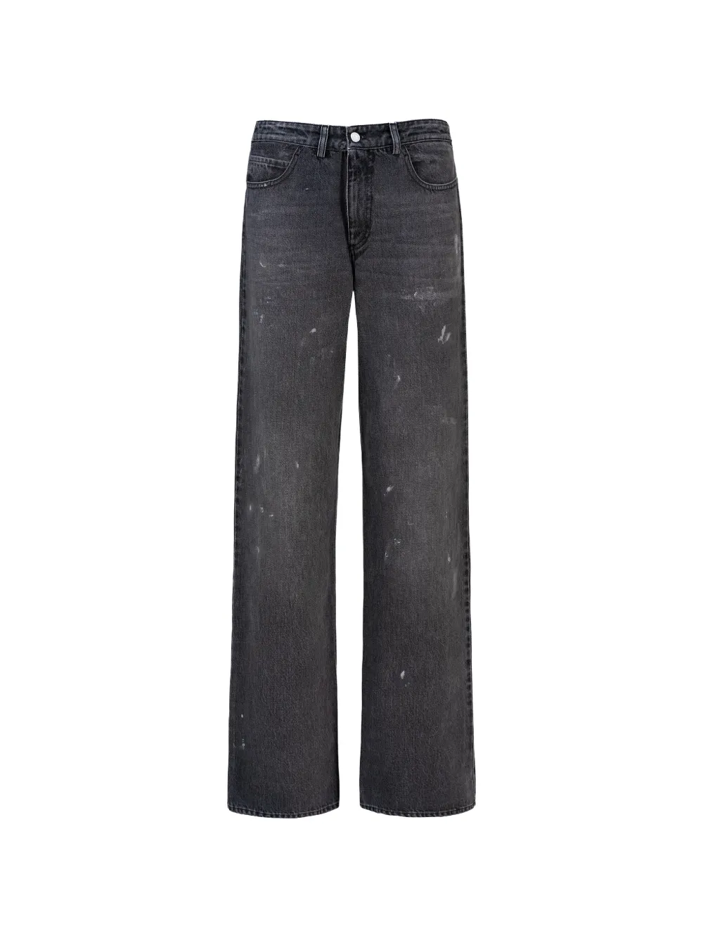 Seen Users His Last Rose straightl-leg Jeans - Nero