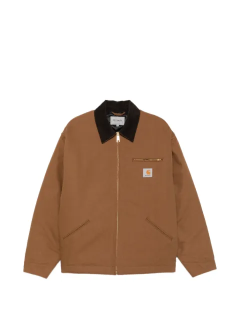 Carhartt WIP Detroit logo-patch zip-up jacket