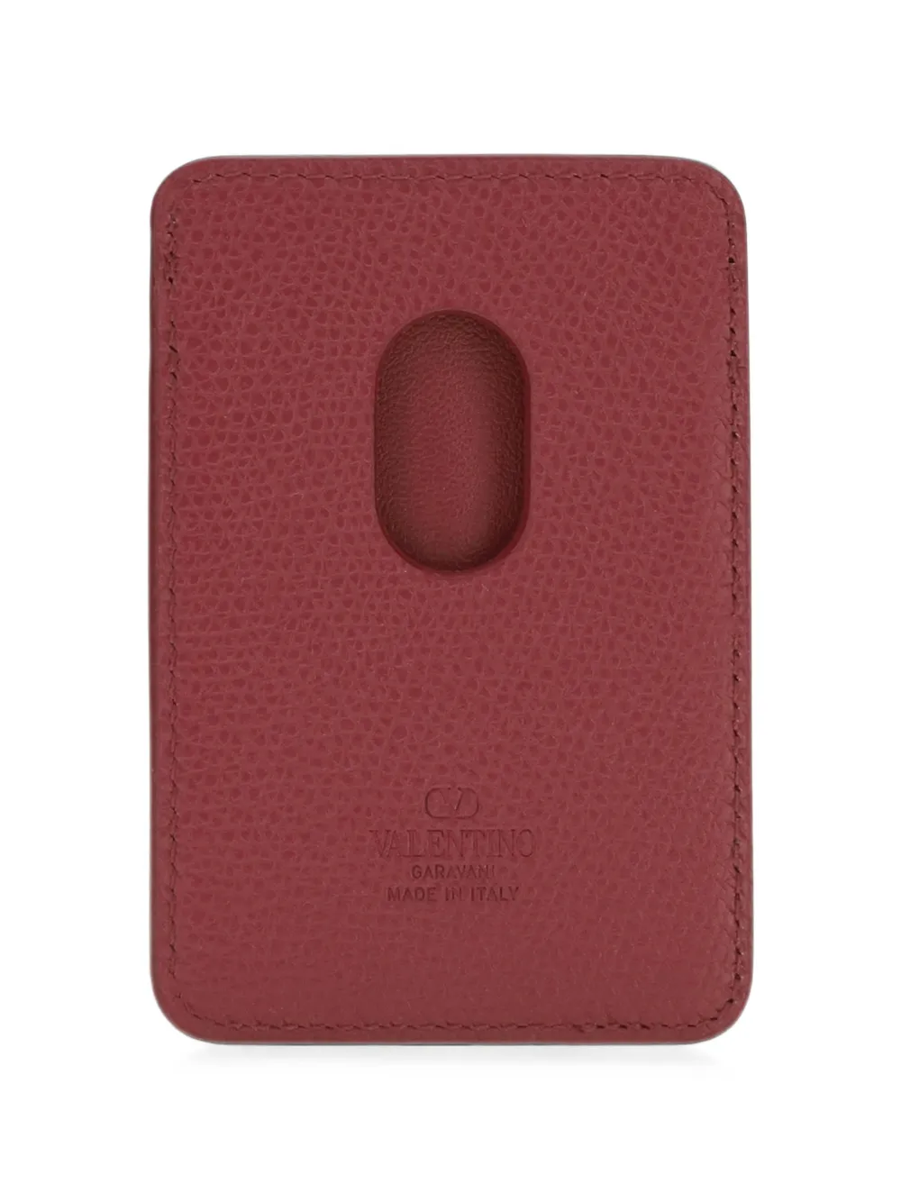 Valentino Garavani VLogo Signature magnetische pasjeshouder Rood