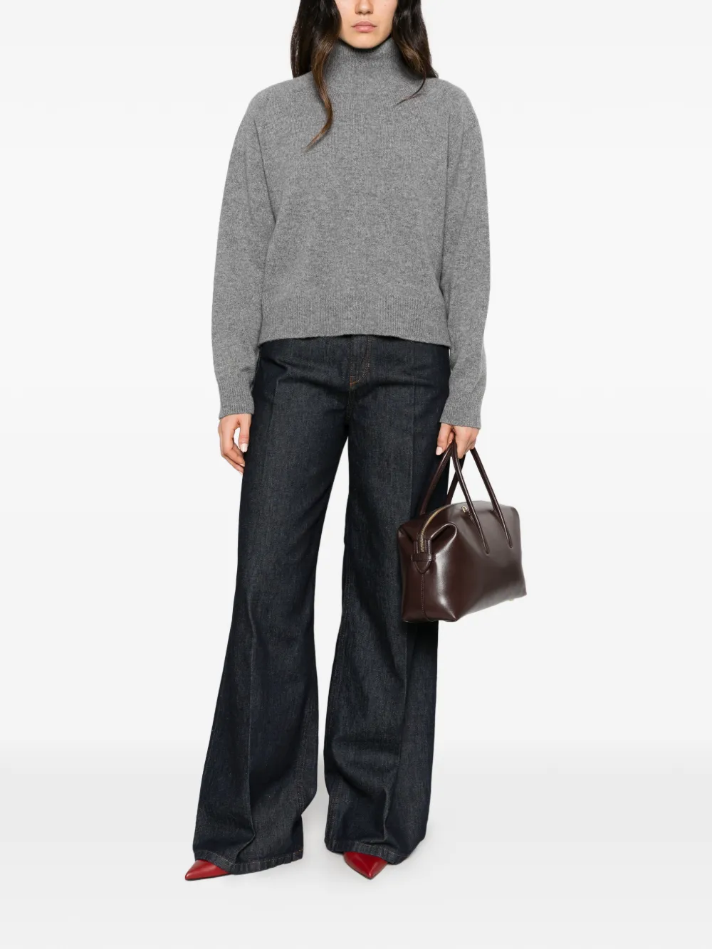 Drykorn Lyzima high-neck sweater Grijs