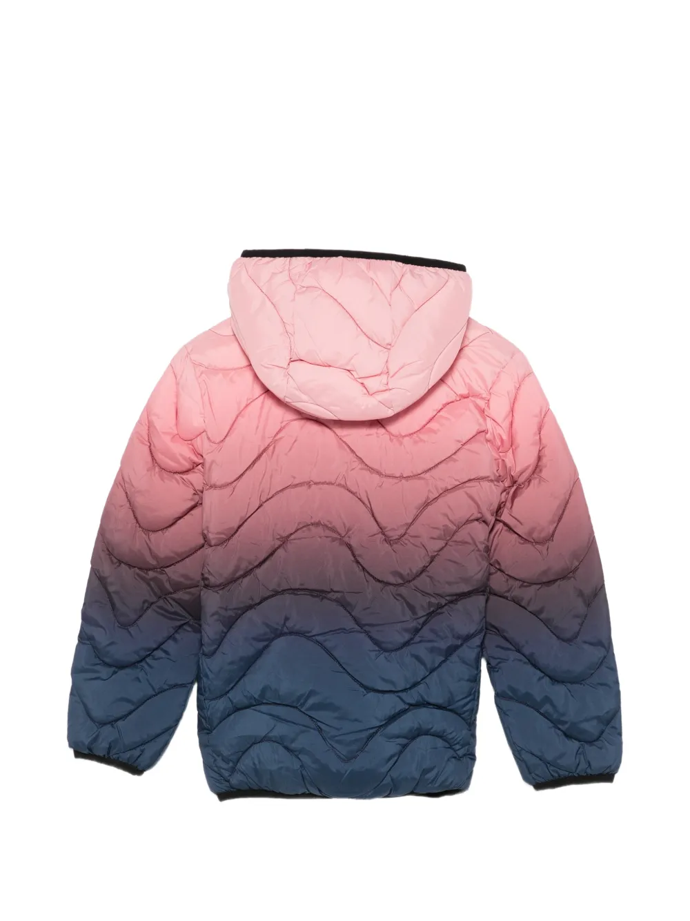 Molo Hao ombre wave-quilted jacket Roze