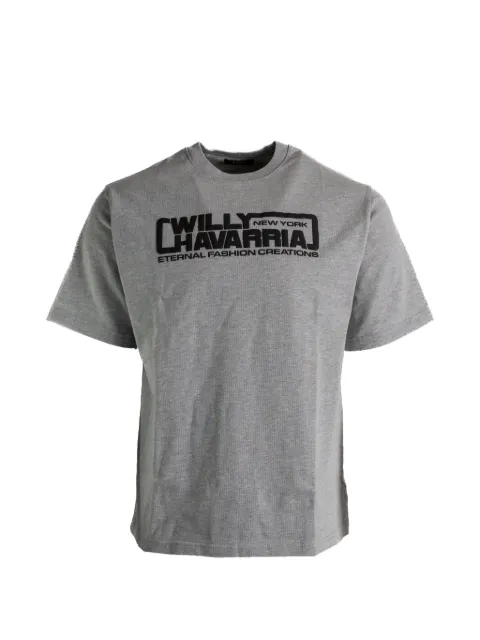 Willy Chavarria logo-print crew-neck T-shirt