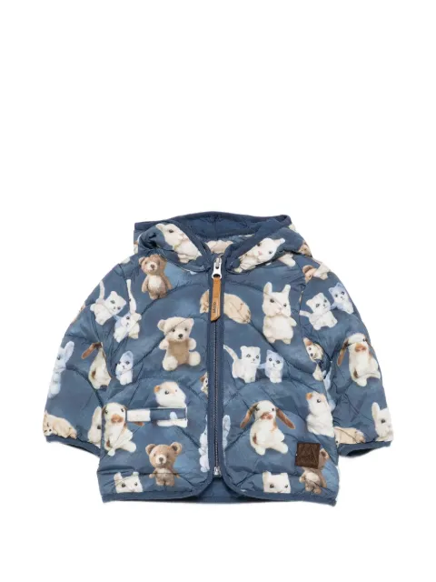 Molo Harmony animal-print hooded jacket