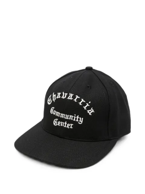 Willy Chavarria logo-embroidered cap